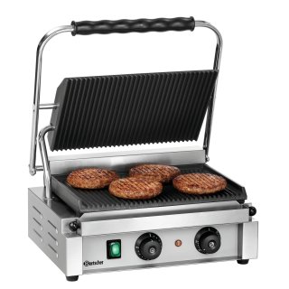 Kontaktgrill "Panini-T" 1R oben / unten gerillt